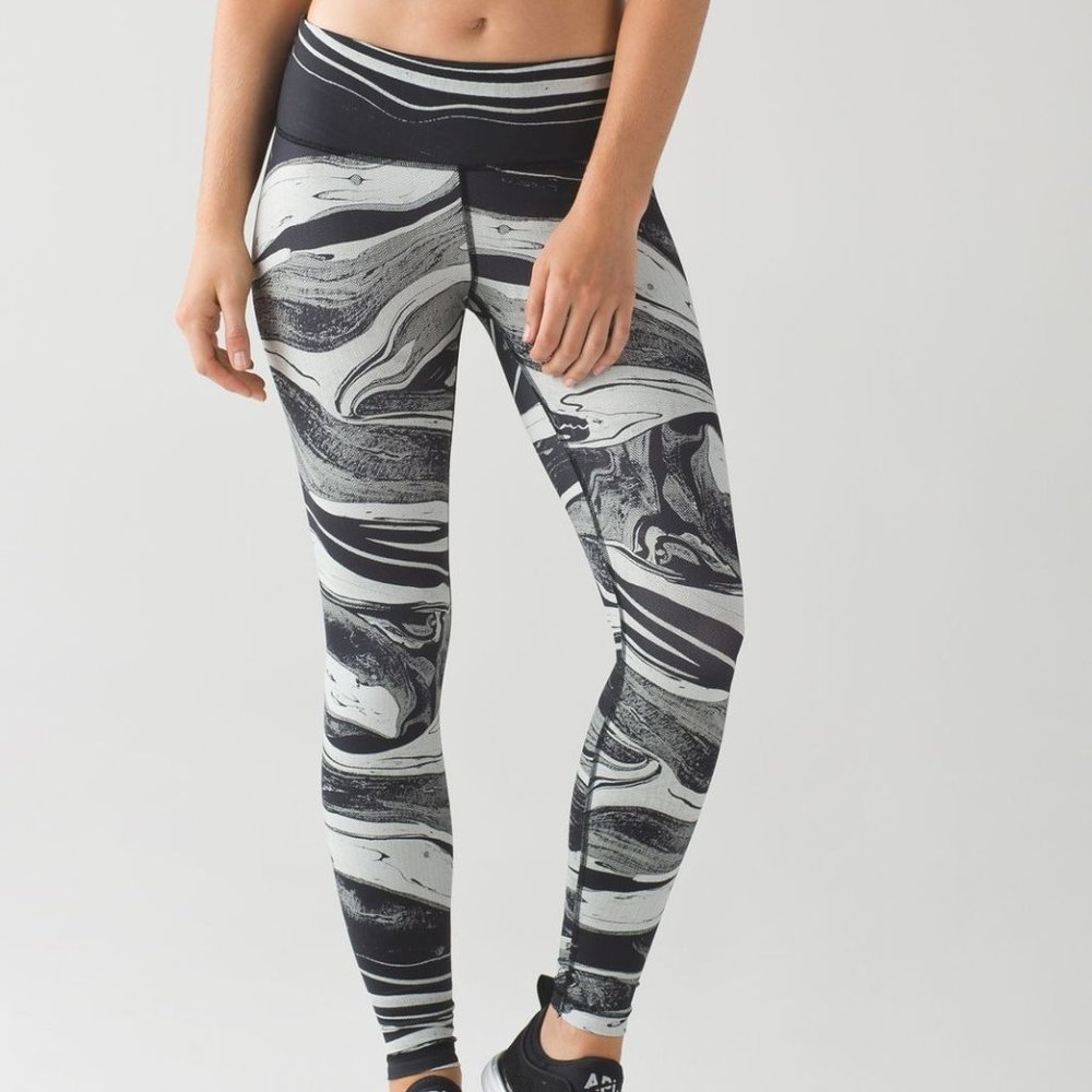 Lululemon Speed Wunder Tight Nulux 28" Marbled Mix Size: 8